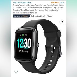 New! Fitness Smart Watch with Screen Case